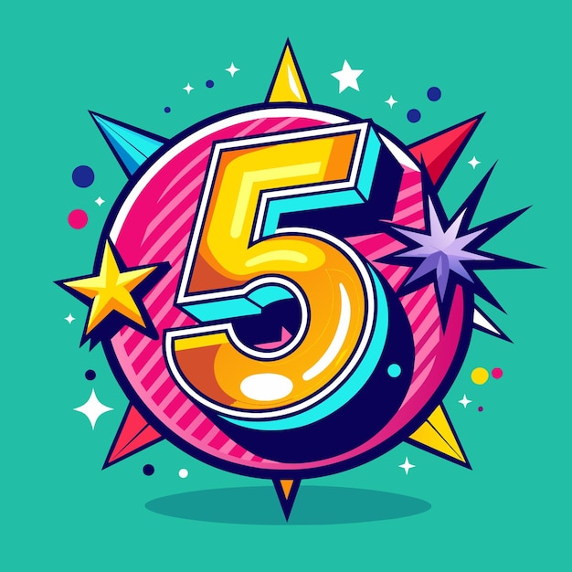 Number Five 5 24132879 Png