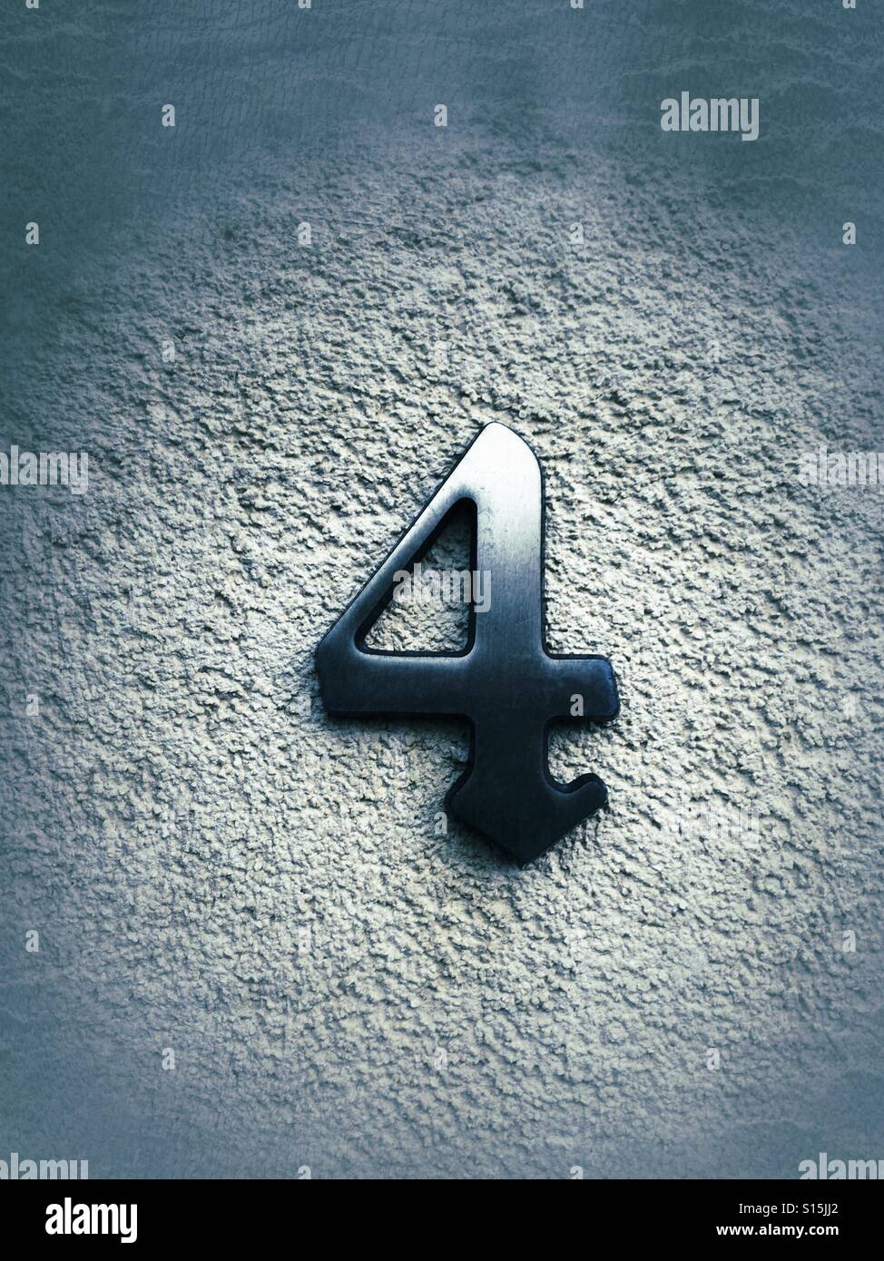 Number Four Letter Four Stock Photo Alamy