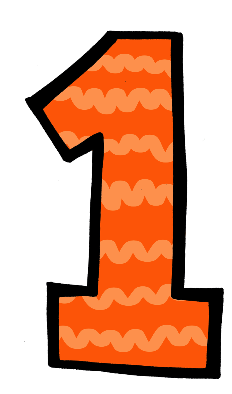 Orange Number 4