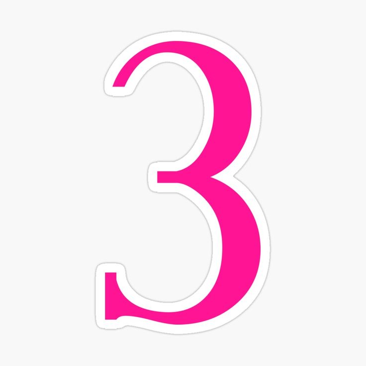 Pink Number 3 Pink Number 3