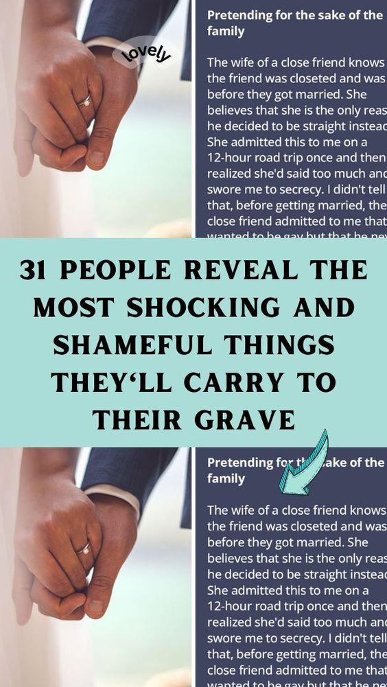 Women Reveal The Most Shocking Things They Ever Learned About Someone